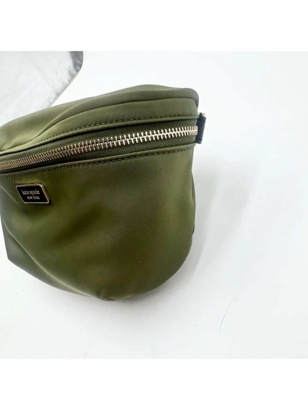 Kate Spade Dawn Sapling (Olive Green) Nylon Convertible Crossbody Belt Bag NWT - Picture 4 of 10